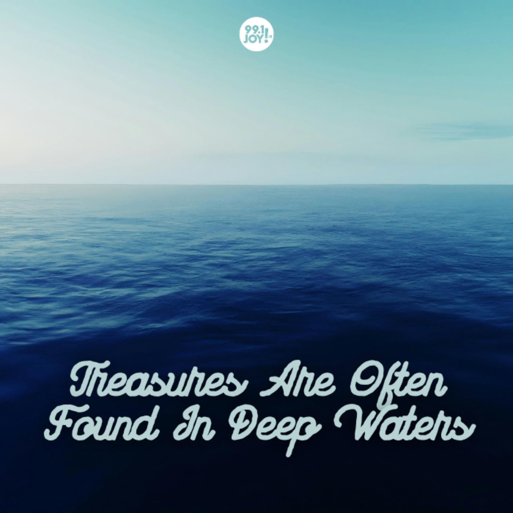 Treasures Are Often Found In Deep Waters