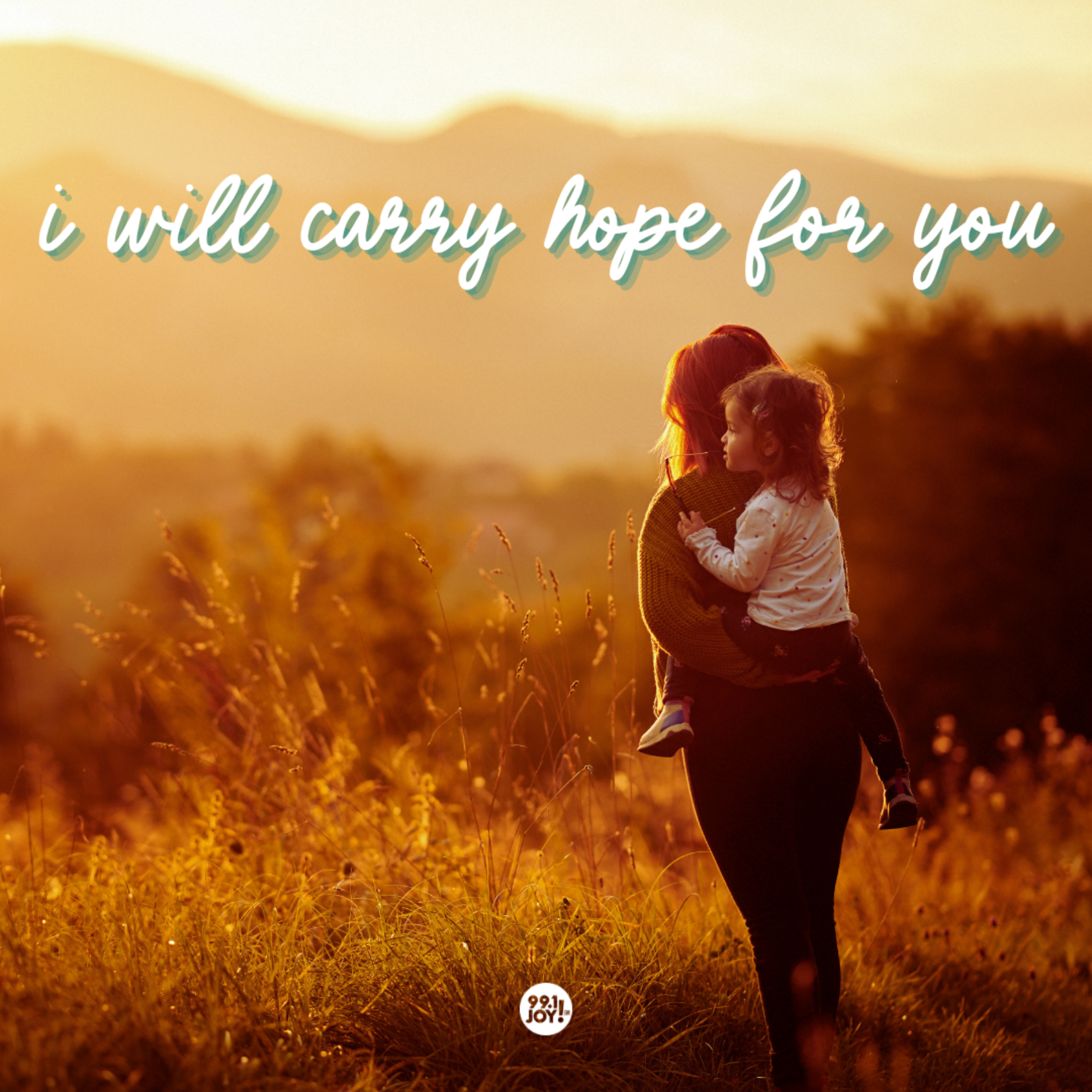 I Will Carry Hope For You