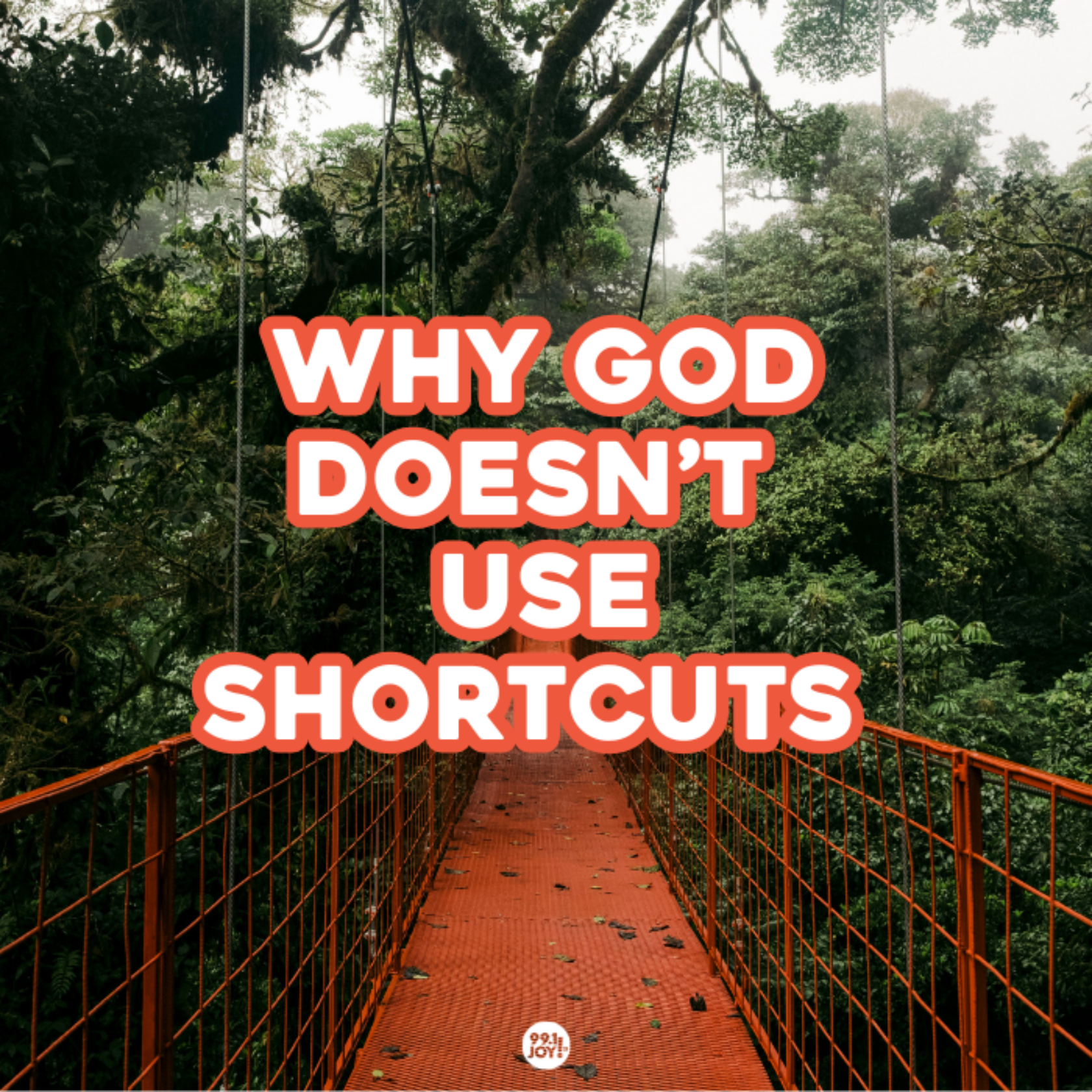 Why God Doesn’t Use Shortcuts 