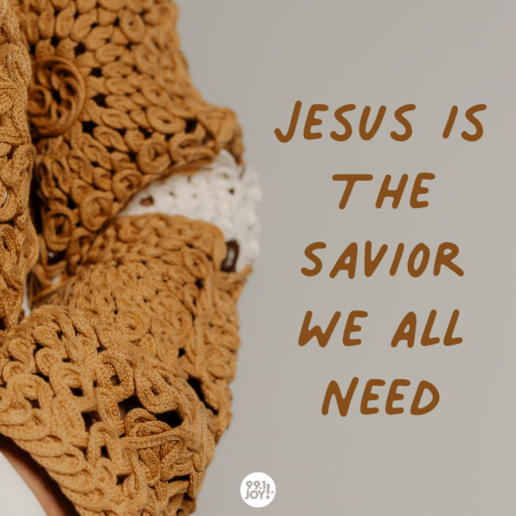 Jesus Is The Savior We All Need